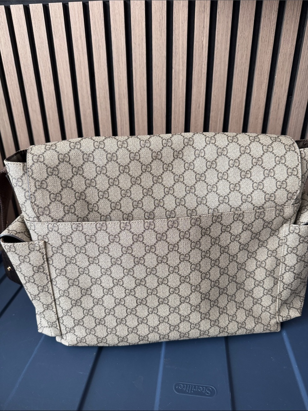 Gucci Beige Diaper Bag with Changing pad - Picture 2 of 4